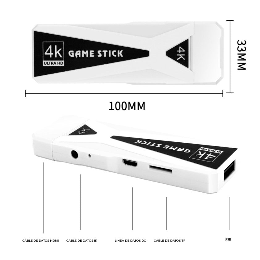 NUEVA CONSOLA RETRO GAME STICK 4K NUEVA CONSOLA RETRO GAME STICK 4K