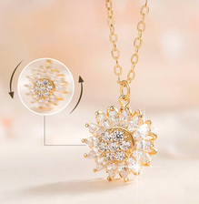 Collar de girasol giratorio