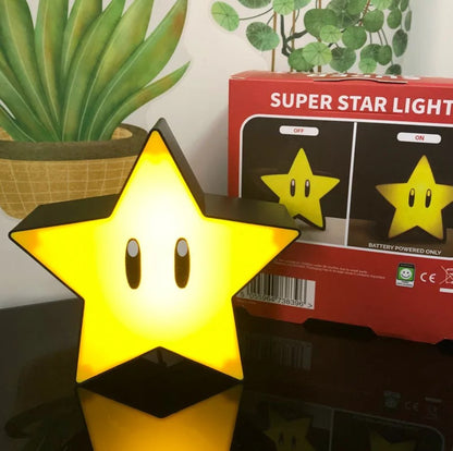 NUEVA LÁMPARA CON DISEÑO DE ESTRELLA DE MARIO