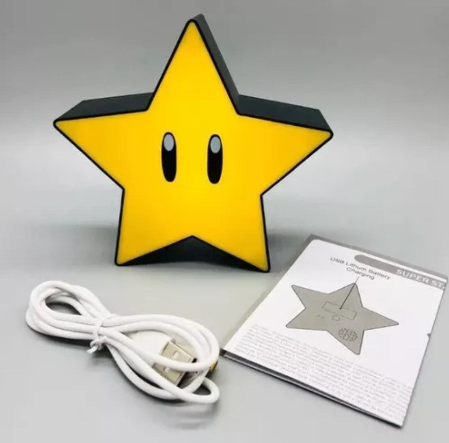 NUEVA LÁMPARA CON DISEÑO DE ESTRELLA DE MARIO