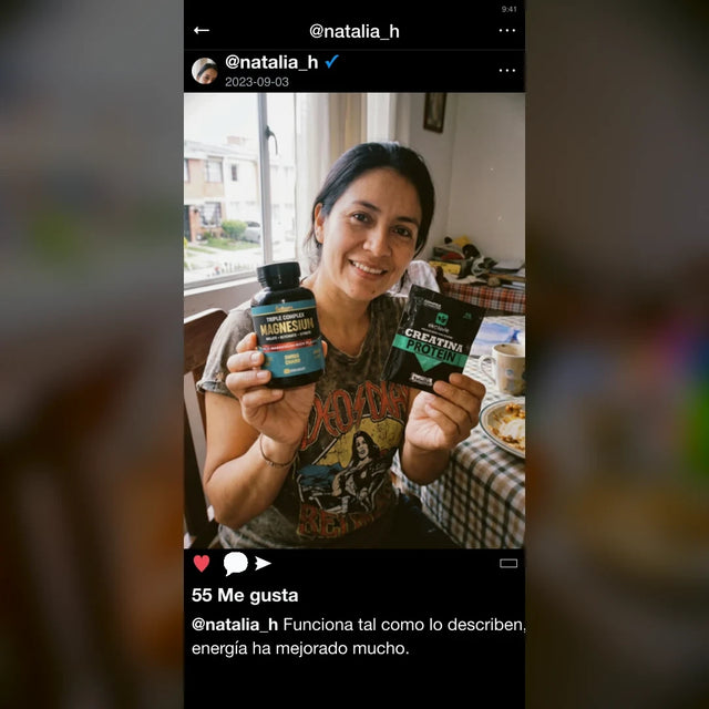 Citrato De Magnesio con Proteina Creatina