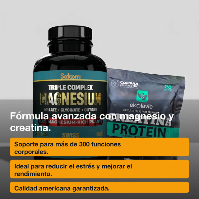 Citrato De Magnesio con Proteina Creatina