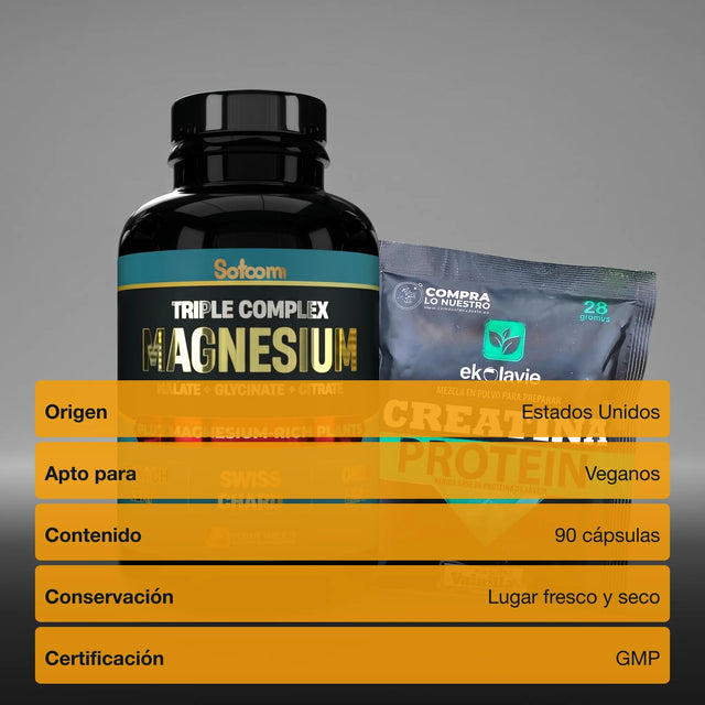 Citrato De Magnesio con Proteina Creatina