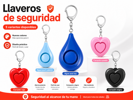 Nuevo! Llavero Alarma de Panico para Defensa personal