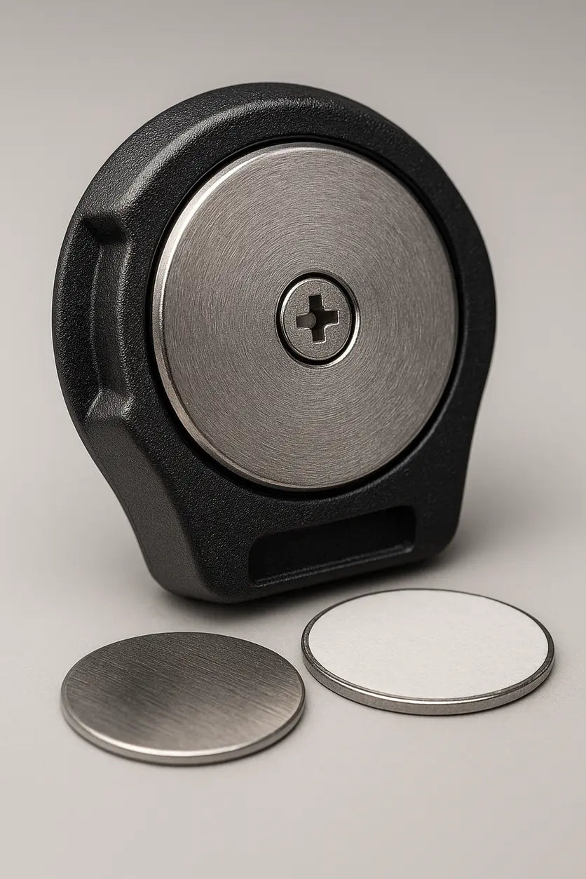 Imán: N52 (fuerza aprox. 2400 GF) compatible MagSafe y con anillos adhesivos incluidos
