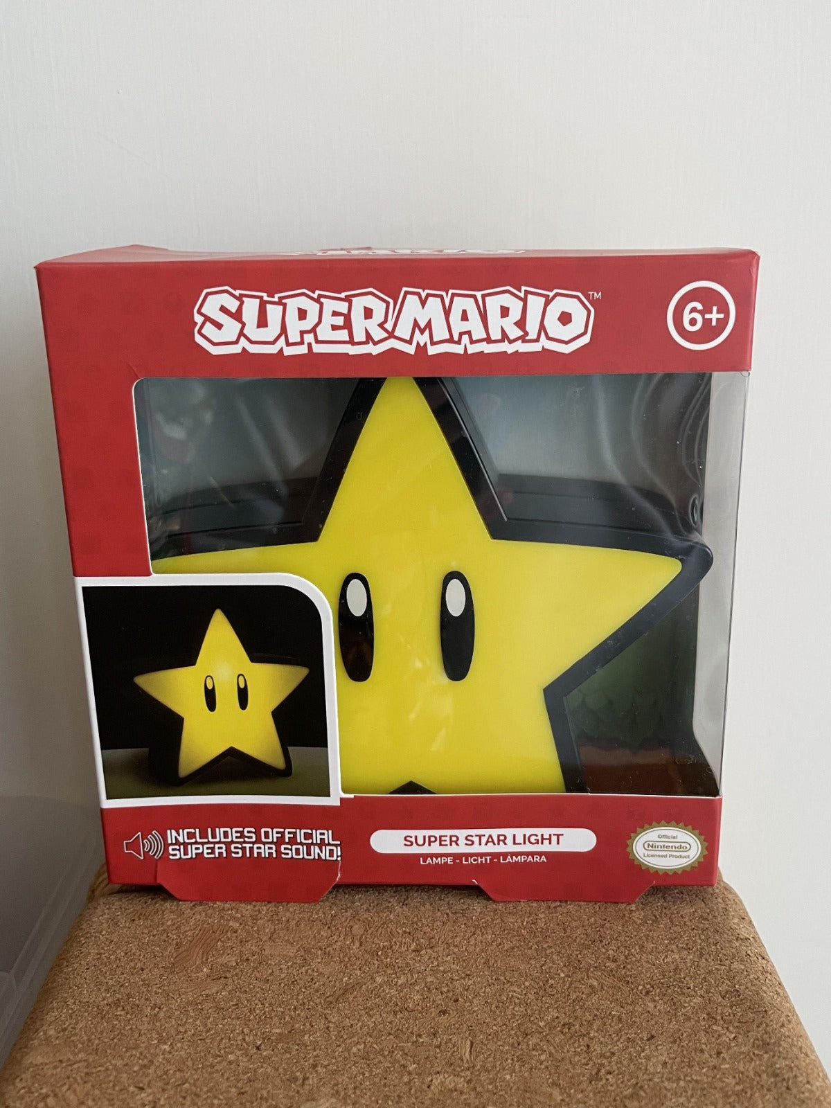 NUEVA LÁMPARA CON DISEÑO DE ESTRELLA DE MARIO