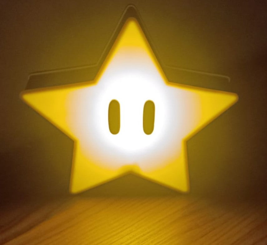 NUEVA LÁMPARA CON DISEÑO DE ESTRELLA DE MARIO